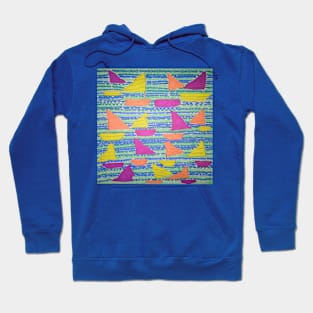 Sailboats on the Water Hoodie